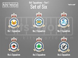 Kitsworld SAV Sticker Set - British RAF Squadrons - Part 1 